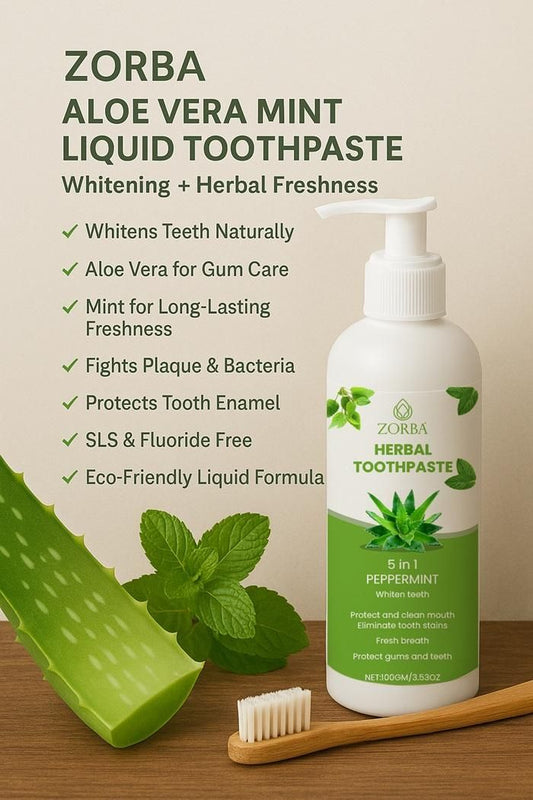 Zorba Herbal Toothpaste 5 in 1 (100gm) (Pack of 2)